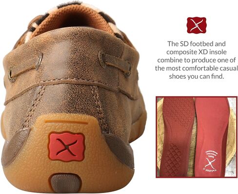 Twisted X Women's Boat Shoe Driving Moc in Saudi Arabia