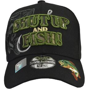 قبعات الصيد الخارجية (20+ نمطًا) Bite Me، Bass، Trout in Kuwait