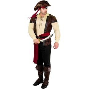 KalcyKizz Plus Size Pirate Costume for Men in Saudi Arabia
