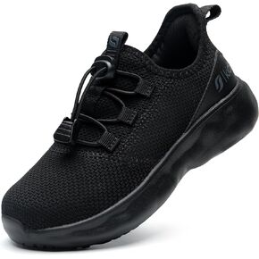 STQ KIDS Kids Slip On Sneakers Hands Free Boys School Shoes with Arch Support Girls Tennis Shoes with STQ Slip ins Techonology
