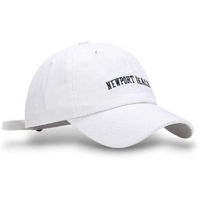 The Celly Plug Trending Fashion Dad Hat, Curved Brim Cap Newport Beach California Cotton Baseball Men Women Golf Surf