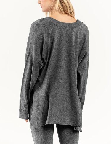 VAOYIU طقم نسائي كبير الحجم ذو وجهين وياقة على شكل حرف V وياقة واسعة مكونة من قطعتين بدلة رياضية in Kuwait