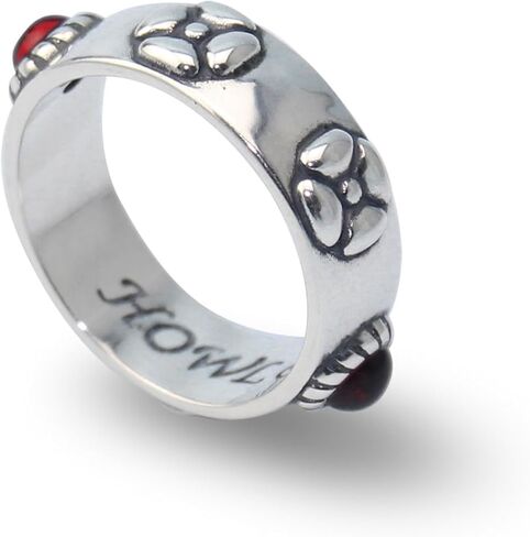 Anime Howl's Moving Castle 925 Sterling Silver Ring Sophie Ring Red Blue CZ Cosplay Jewelry Women Girl Lover Gift US Size 5 6 7 8 9# in Kuwait