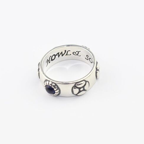 Anime Howl's Moving Castle 925 Sterling Silver Ring Sophie Ring Red Blue CZ Cosplay Jewelry Women Girl Lover Gift US Size 5 6 7 8 9# in Kuwait