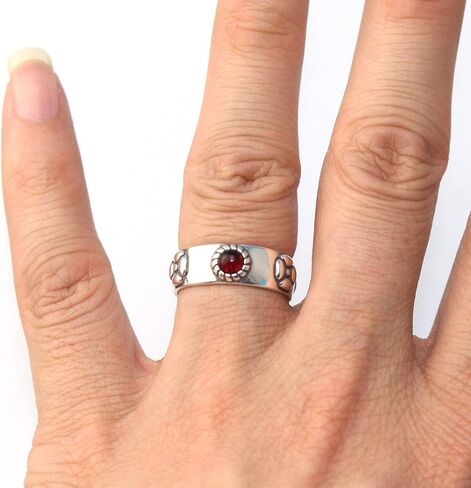 Anime Howl's Moving Castle 925 Sterling Silver Ring Sophie Ring Red Blue CZ Cosplay Jewelry Women Girl Lover Gift US Size 5 6 7 8 9# in Kuwait