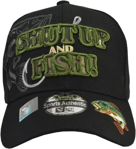 قبعات الصيد الخارجية (20+ نمطًا) Bite Me، Bass، Trout in Kuwait