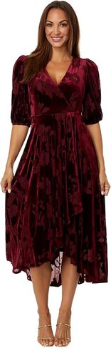 Calvin Klein Burnout Velvet Surplus Midi Dress in Saudi Arabia