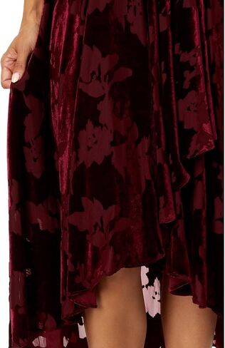 Calvin Klein Burnout Velvet Surplus Midi Dress in Saudi Arabia