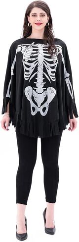 Seasons Halloween Costume for Women Skeleton Quick Cape for Adult in Saudi Arabia