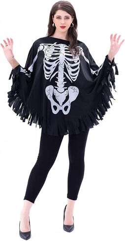 Seasons Halloween Costume for Women Skeleton Quick Cape for Adult in Saudi Arabia