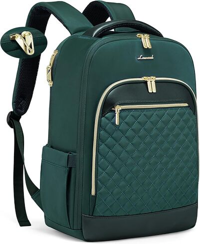 LOVEVOOK Laptop Backpack Purse for Women Travel Backpack 17 Inch Airline Approved Carry on Backpack Large Teacher Nurse Bag for Work Business College, Black in Kuwait