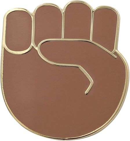 Real Sic Raised Fist Enamel Pin - Black Lives Matter Lapel Pin - Resist Protest Pin - BLM Pin for Jackets, Backpacks, Bags, Hats & Tops in Saudi Arabia
