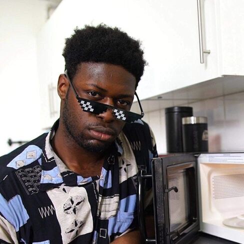 نظارات شمسية للحفلات من JYZOBJHB مكونة من 8 قطع بتصميم فسيفساء منقطة باللون الأسود للجنسين والبالغين in Kuwait