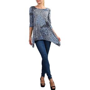 LBISSE Sharkbite Sidetail Tunic in Kuwait