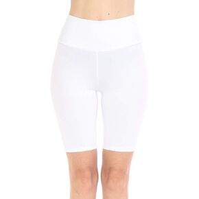 شورت نسائي عالي الخصر للتمرين مصنوع من القطن بنسبة 92% in Kuwait