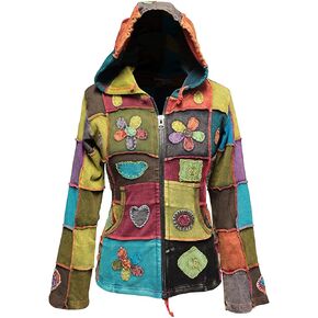 Shopoholic Fashion Women Love Peace Embroidery Hoodie in Kuwait