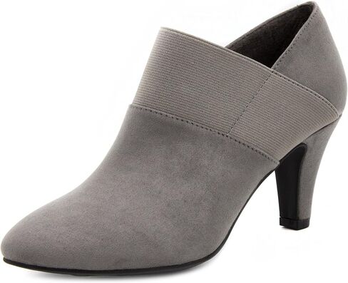 LONDON FOG Womens Bobbie Heel Ankle Booties in Saudi Arabia