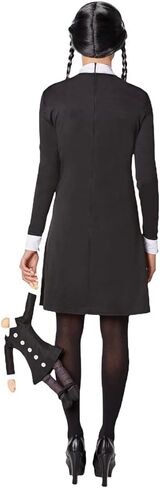Spirit Halloween The Addams Family Adult Wednesday Addams Costume | Officially Licensed | Group Costume in Saudi Arabia