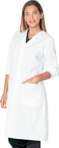 Landau Unisex Relaxed Fit 2-Pocket Full-Length Lab Coat 3178 in Saudi Arabia
