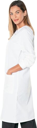 Landau Unisex Relaxed Fit 2-Pocket Full-Length Lab Coat 3178 in Saudi Arabia