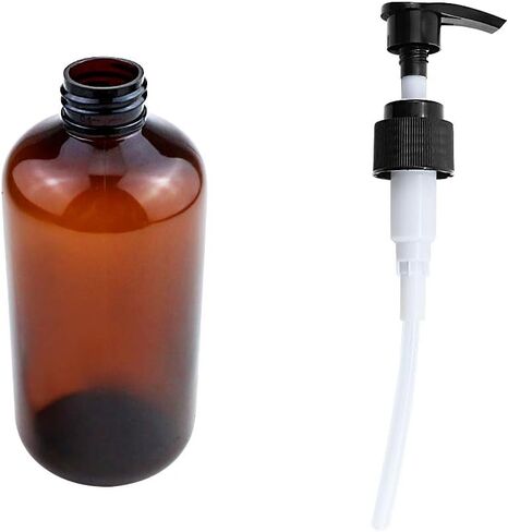 عبوة من 6 زجاجات فارغة ذات مضخة بلاستيكية بسعة 236 مل، خالية من البيسفينول أ، زجاجات غسول ذات مضخة قابلة لإعادة الملء مع قفل للسفر لغسل الجسم، شامبو، مطهر لليدين، لوشن in Kuwait