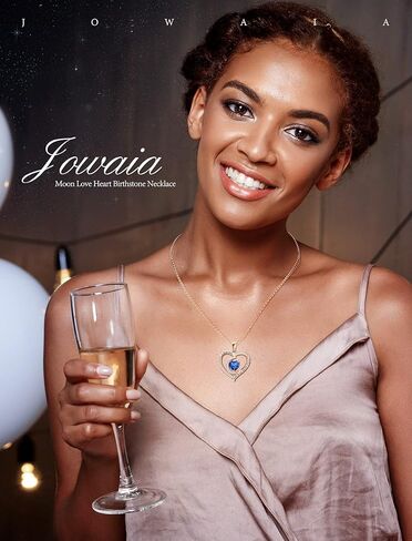 قلادة جوهرة الميلاد للنساء، قلادة من الفضة الإسترليني على شكل قلب مع سلسلة 17.7 بوصة + 2 بوصة، أنا أحبك قلادات دانتي هدايا عيد ميلاد للزوجة والصديقة in Kuwait