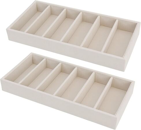 JETEHO 2 Pack Sunglasses Organizer Storage Velvet Jewelry Tray, Glasses Holder Organizer Glasses Organizer Sunglasses Tray Eyeglasses Sunglasses Display Velvet Tray for Jewelry Display Watch Tray in Kuwait