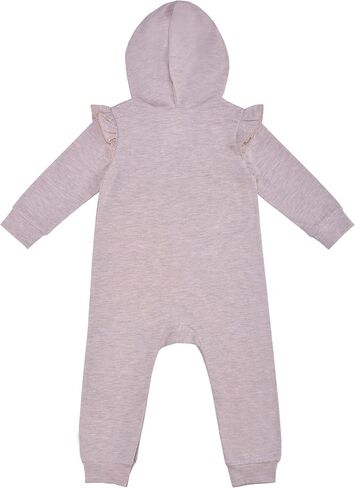 Disney Princess Ariel, Cinderella or Belle Girls’ Hooded Long Sleeve Romper for Newborn and Infant – Blue or Purple in Saudi Arabia