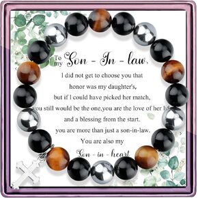 هدايا ابنة القانون، سوار ابنة القانون، خرز العقيق الأرجواني، هدية زفاف ابنة القانون، هدية ابنة المستقبل في القانون، أنت أيضًا ابنتي في القلب in Kuwait