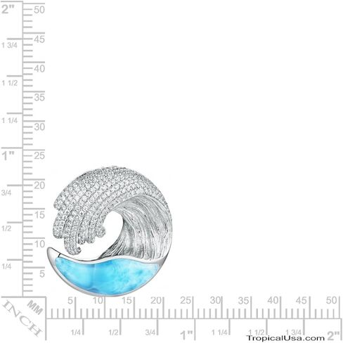 قلادة من الفضة الإسترلينية الاستوائية في الولايات المتحدة الأمريكية لاريمار طبيعي وتمهيد تشيكوسلوفاكيا (M) مع سلسلة صندوقية مقاس 18 بوصة in Kuwait