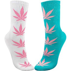 جوارب DAZCOS للجنسين من أوراق القيقب متعددة الألوان، زوجين لعيد الهالوين وعيد الشكر وعيد الميلاد in Kuwait