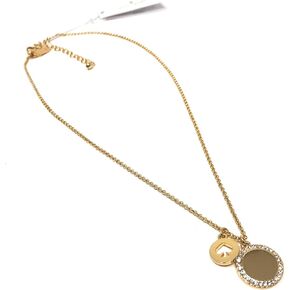 عقد بقلادة مرصع بدلاية من كيت سبيد سبوت ذا سبيد بلون ذهبي in Kuwait