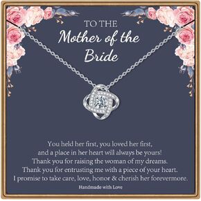 Ieftop هدايا القلائد للنساء الفتيات في سن المراهقة، 14K الذهب الأبيض مطلي لذيذ الحب عقدة قلادة للجدة العمة زوجة الأب الأخت الأم المجوهرات عيد الأم الذكرى السنوية هدايا عيد ميلاد للنساء in Kuwait