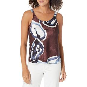 NIC+ZOE Women's Watercolor Vines Tank