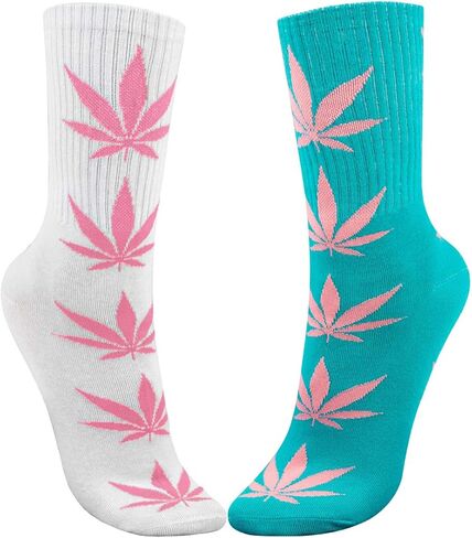 جوارب DAZCOS للجنسين من أوراق القيقب متعددة الألوان، زوجين لعيد الهالوين وعيد الشكر وعيد الميلاد in Kuwait