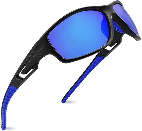 MAXJULI Polarized Sports Sunglasses for Men Women Tr90 Frame for Running Fishing Baseball Driving MJ8013 in Kuwait