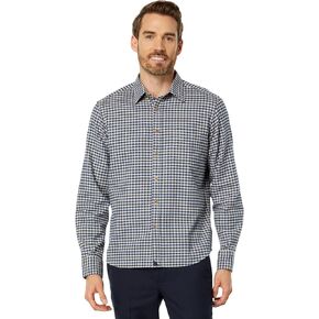 UNTUCKit Flannel Cerasuolo Shirt Navy MD Regular Fit in Kuwait