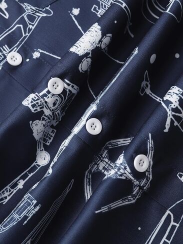 قمصان هاردادي الرجالية من هاواي مطبوعة بأكمام طويلة وأزرار سفلية للشاطئ كاجوال in Kuwait