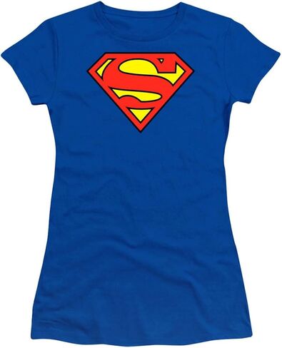 تي شيرت وملصقات Popfunk Classic Superman Logo Shield للفتيات المراهقات المتعثرة in Kuwait
