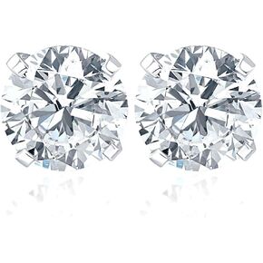 1 1/4Carat (ctw) Diamond Studs in 14k White or Yellow Gold Lab Grown