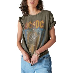 تي شيرت نسائي ACDC Studs Boyfriend من Lucky Brand in Saudi Arabia