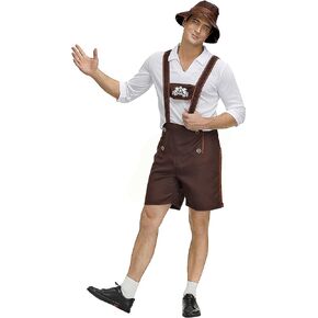 frawirshau Men's Bavarian Costume Adult Oktoberfest Outfit German Costumes Beer Festival Costume