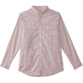 vineyard vines Boy's Tattersall On-The-Go Brrr Shirt (Toddler/Little Kids/Big Kids) Fresh Squeeze 1 SM (8-10 Big Kid)