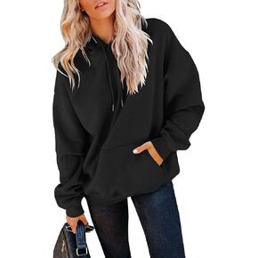Orchidays Women's Casual Pocket Hoodies Long Sleeve Fashion Drawstring Pullover Tops in Kuwait