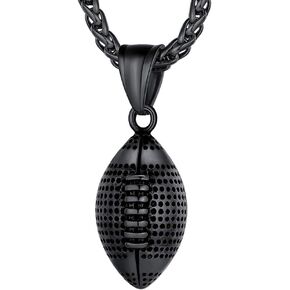 Richsteel Necklaces for Men Women Football/Basketball/Boxing Gloves/Shoes Pendant Stainless Steel Hip Hop Sports Fan Jewelry