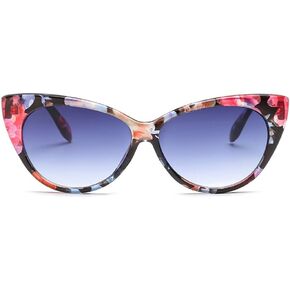 Armear Women Retro Cateye Oval Sunglasses Vintage Triangle Glasses in Kuwait