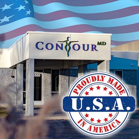 شورت ضاغط بعد الجراحة من ContourMD لمنتصف الساق 2 بوصة من الليكرا لحزام الفخذ طراز 1 in Kuwait