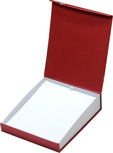 مجموعة مجوهرات زرقاء كبيرة على شكل قلادة وحلق وحلق وسوار ومجموعة هدايا من الورق المقوى المغناطيسي الممتاز صندوق مجموعة قلادة كبيرة كهدية للمجوهرات مع أقواس وداخلية مخملية فاخرة (ليست إسفنجية) مقاس 6.5 (عرض) × 7.5 (عمق) × 1 بوصة (الارتفاع الأمامي) *1.75 بو in Kuwait