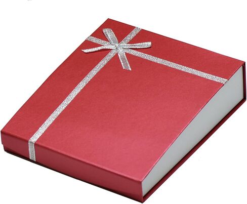 مجموعة مجوهرات زرقاء كبيرة على شكل قلادة وحلق وحلق وسوار ومجموعة هدايا من الورق المقوى المغناطيسي الممتاز صندوق مجموعة قلادة كبيرة كهدية للمجوهرات مع أقواس وداخلية مخملية فاخرة (ليست إسفنجية) مقاس 6.5 (عرض) × 7.5 (عمق) × 1 بوصة (الارتفاع الأمامي) *1.75 بو in Kuwait