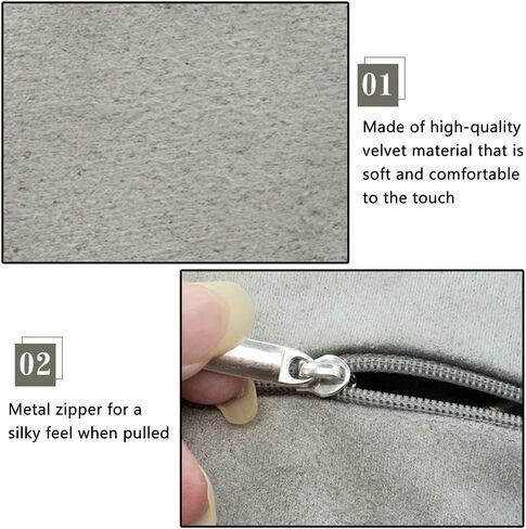 ايه بي كرو 6 عبوات من حقائب المجوهرات المخملية المبطنة مع سحاب، حقيبة تخزين مجوهرات للسفر، حقيبة مجوهرات للنساء، حقيبة تنظيم مجوهرات للأقراط والخواتم والأساور والقلائد in Kuwait